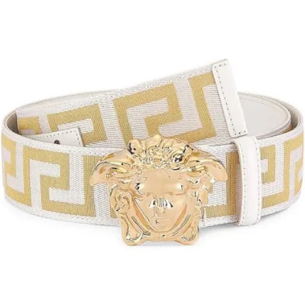 Gold Versace Medusa Belt Size 32